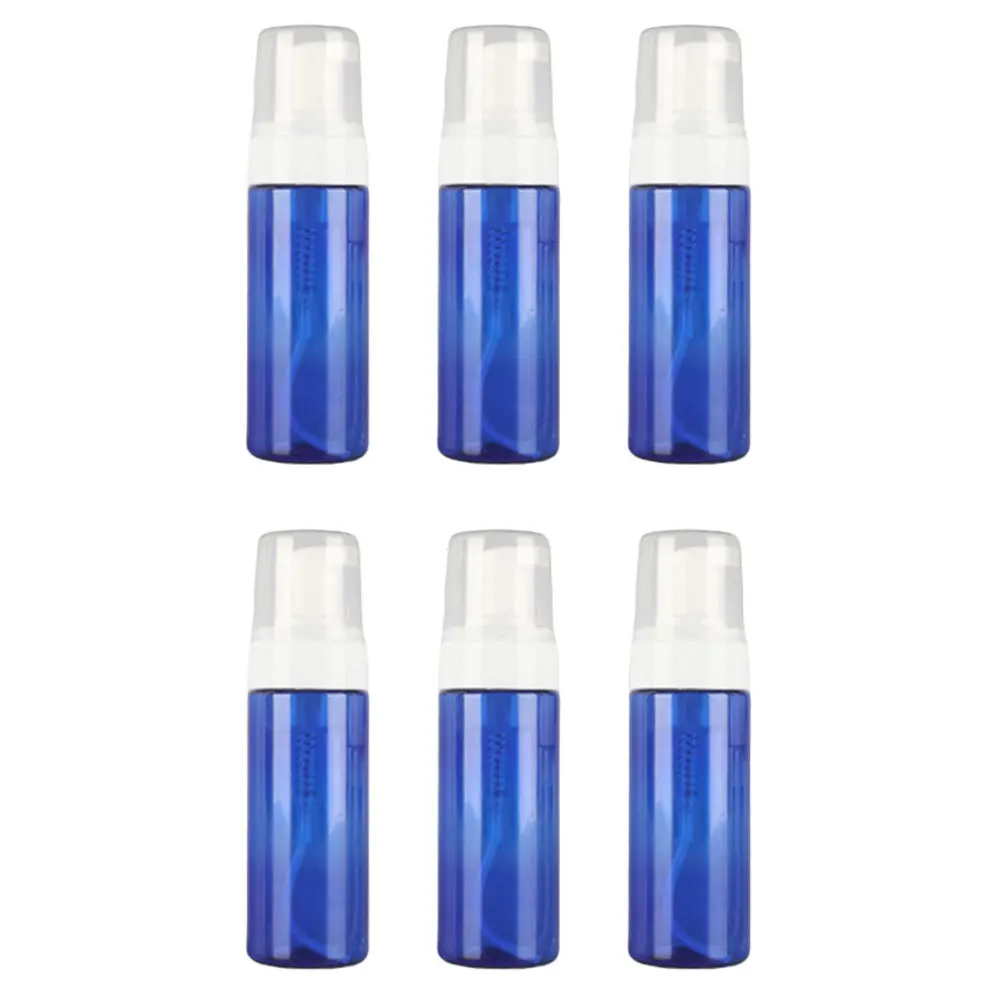 6 قطع من الزجاجات الرغوية 60 مل من زجاجات مضخة الضغط البلاستيكية المحمولة القابلة لإعادة الملء وموزعات السفر لصابون الشامبو #4