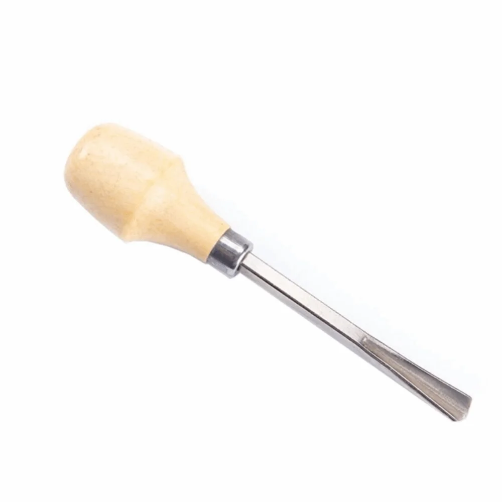 6pcs Precision Sharpened Steel Blades Wood Carving Chisel Set Curved Half-round Tip Wood Carving Hand Tools