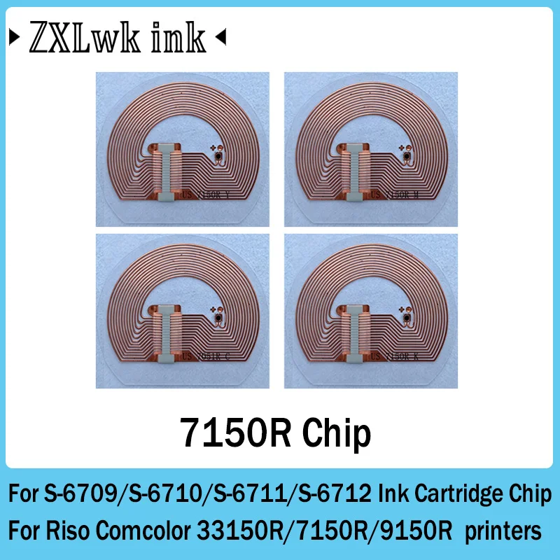 

For Riso 7150R Chip For RisoS-6709 S-6710 S-6711 S-6712 Ink Cartridge Comcolor 3150R 7150R 9150R Printer Compatible Chip