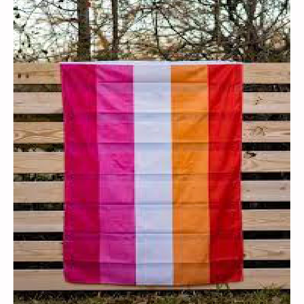 FLAGLINK 90X150 CM tramonto Bandiera dell'orgoglio gay lesbico LGBT