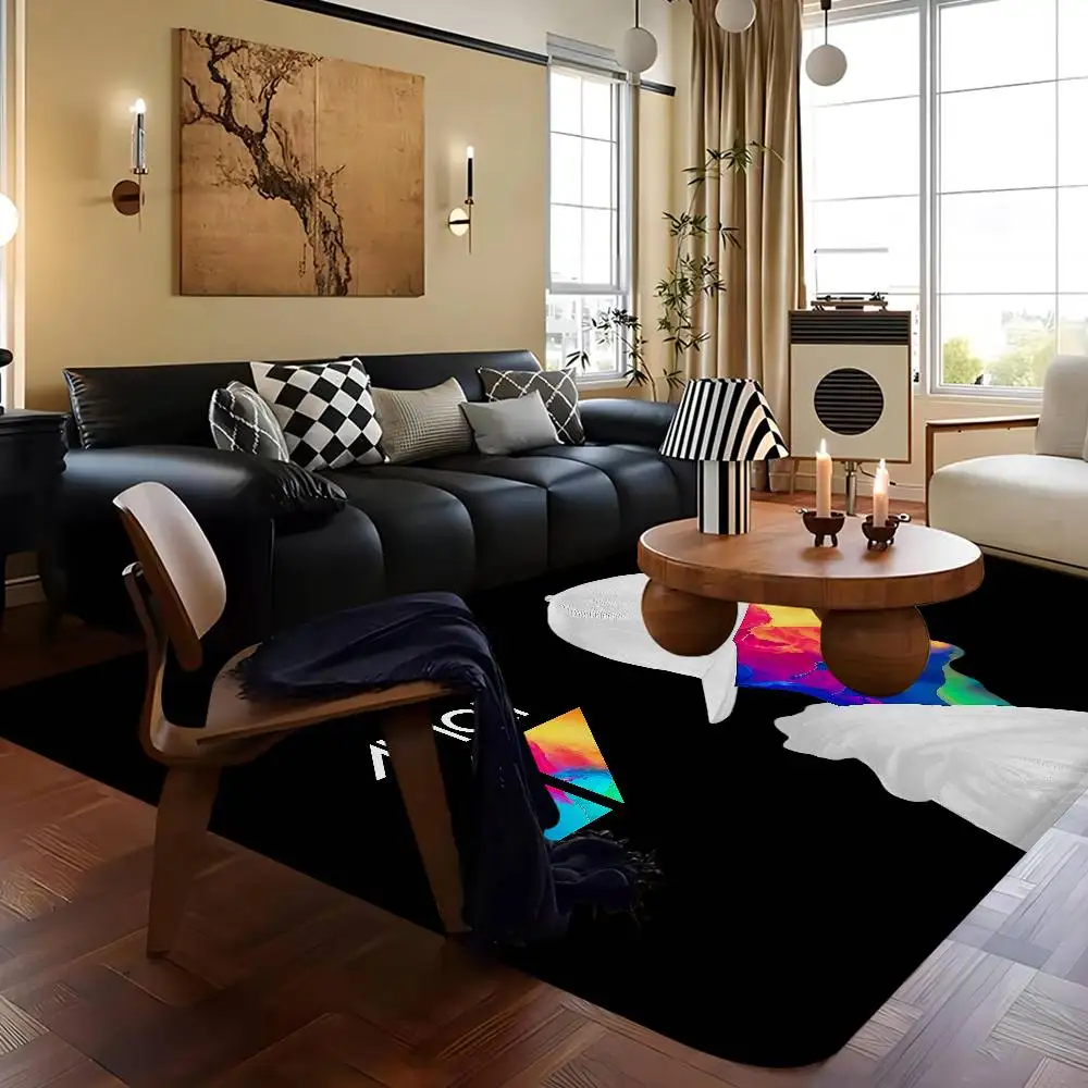 DJ A-Avicii Logo Floor Mat Retro Multiple Choice Living Room Kitchen Rug Non-Slip Modern Home Decor