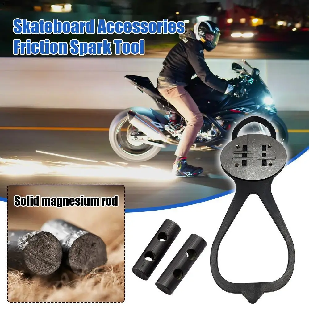 

Bicycle Motorcycle Sole Special Effect Flame Device Outdoor Friction Spark Cycling Spark Skateboard Spark Riding Tool