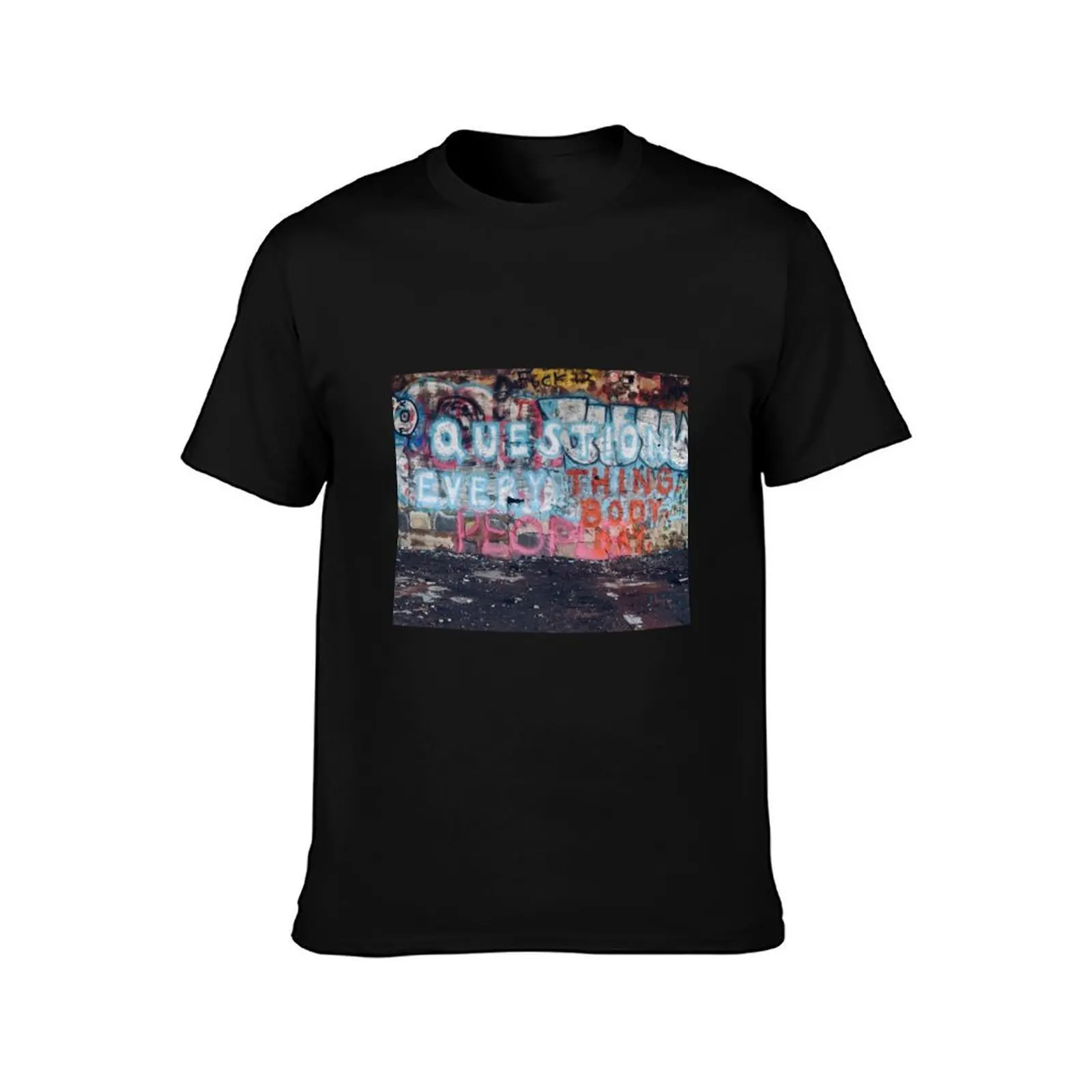 questionable T-Shirt Classic Print Short Sleeve Shirt
