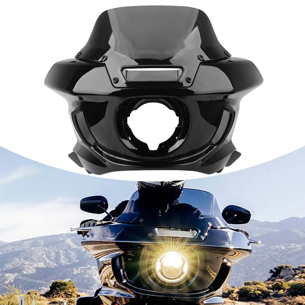 

for Harley Softail LOW RIDER ST 2022-2024, EL DIABLO 2022 Motorcycle Accessories Front Headlight Fairing Windshield Windscreen