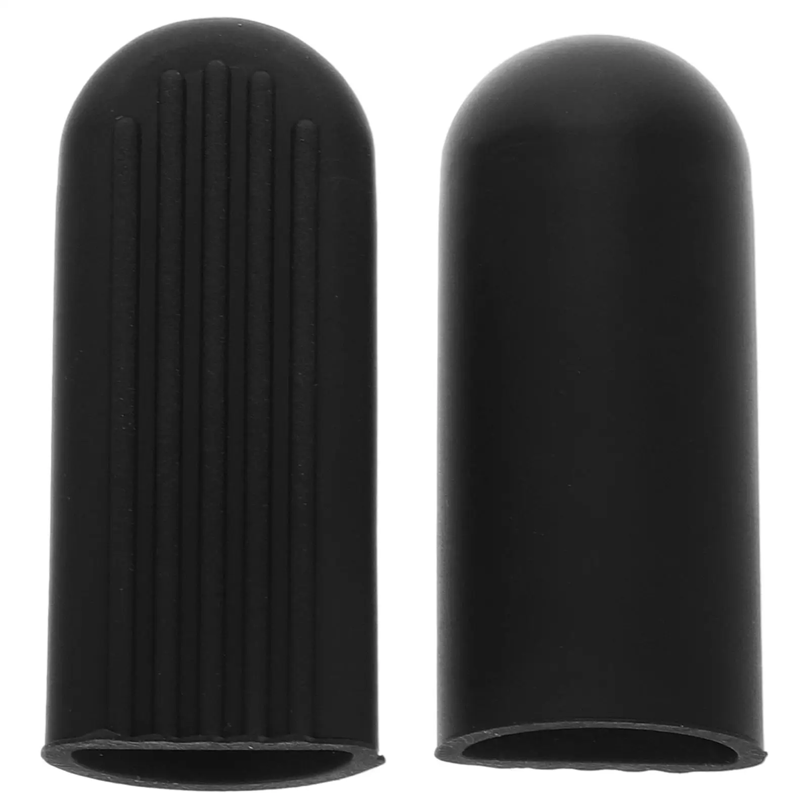 2Pcs Electric Scooter Foot Support Cover Anti-Slip Silicone Electric Scooter Foot Protective Sleeves For Electric Scooter Black