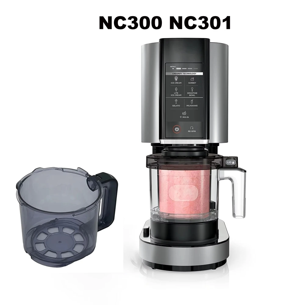 닌자 NC300/NC301 아이스크림 메이커 호환 외부 컵 교체품 - 닌자 크리미 S용 아이스크림 메이커 액세서리