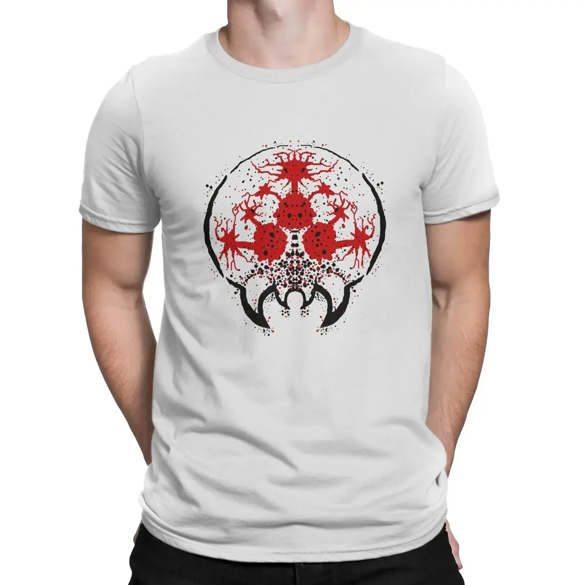 Rorschach Test Metroid Game T Shirt Alternative Crewneck TShirt Polyester Clothes