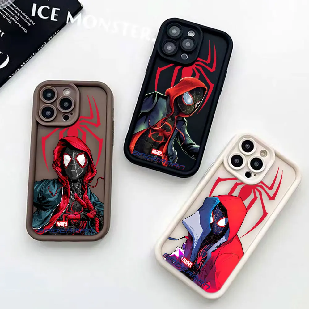 Marvel Spider-Man Cosplay Phone Case For Redmi A1 A2 A3 C61 NOTE 8 9 9S 10 11 11S 12 12S 13 PRO PLUS 4G 5G Case Funda Capa Shell