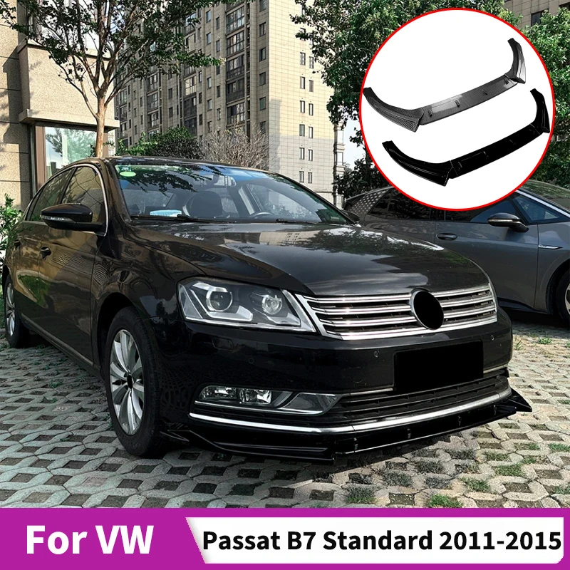 

For Volkswagen Passat B7 Standard 2011-2015 Car Front Bumper Lip Lower Splitter Diffuser Guard Board Chin Kits Tuning Parts