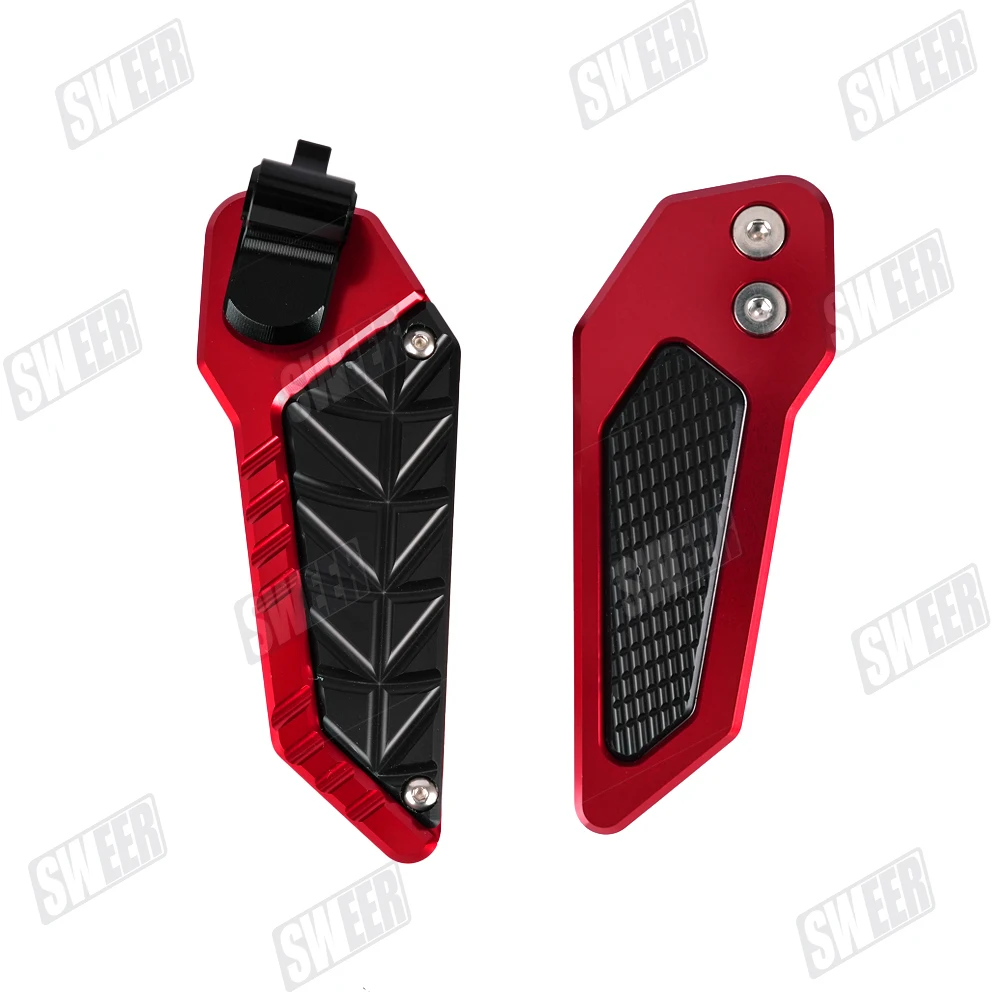 Motorcycle Rear Footpads Compatible With Honda ADV150 ADV160 Aluminum Alloy Modified Skid Proof Rear foot pedals