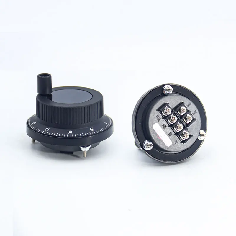 Pulse Steering Wheel Manual CNC, 60mm, 100PPR, Manual Pulse Generator, Rotary Encoder, Steering Machine, Electronic Handwheel