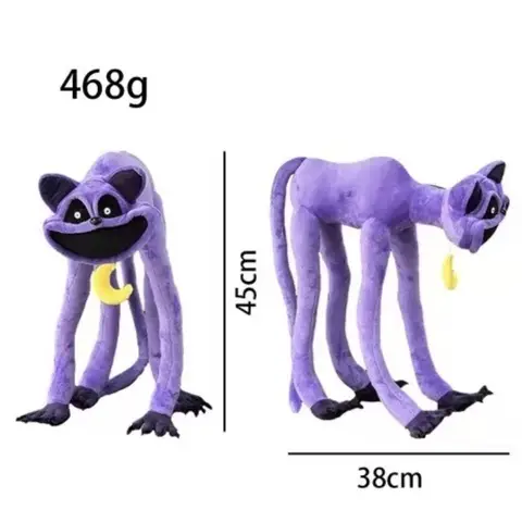 Hot Selling Poppy Playtimes Horror Smiling Cat Anime Plush Toy Soft Horror Doll Cartoon Plush Gift Festival Home Decoration