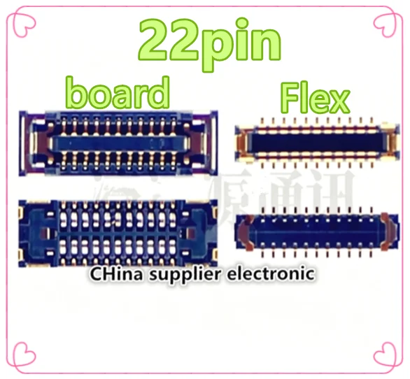 rear camera short seat on mother board Flex connector 22pins For iphone 13 mini Pro promax 13promax