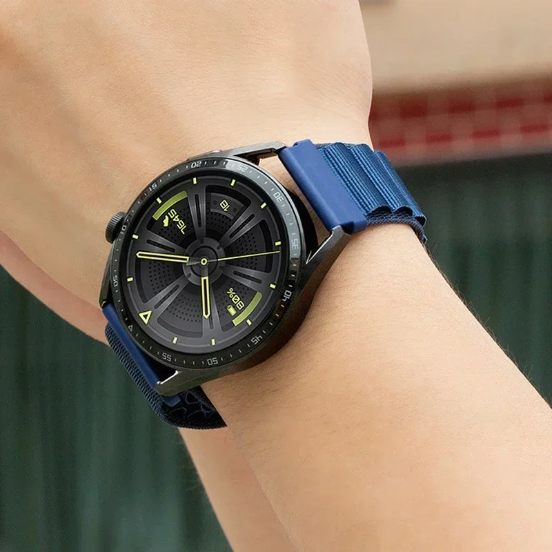 22mm Alpine Nylon Strap For Zeblaze Btalk 3 Plus Sports Lightweight Band For Zeblaze GTS 3/3 Pro/Ares 3Plus GTR 3Pro Vibe 7 7Pro