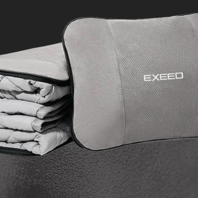 

For EXEED RX 2023 2024 Special Air Conditioning Blanket Car Pillow Blanket Dual-Use Pillow, Lumbar Support