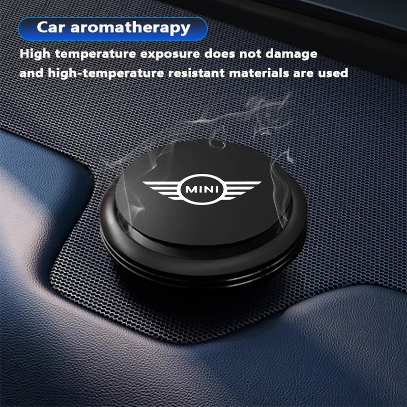 Ambientador de aire para coche, Perfume sólido, decoración de aromaterapia giratoria para Mini Cooper JCW Works Hatch F54 F55 F56 F57 F60 R50 R52 R53 R55