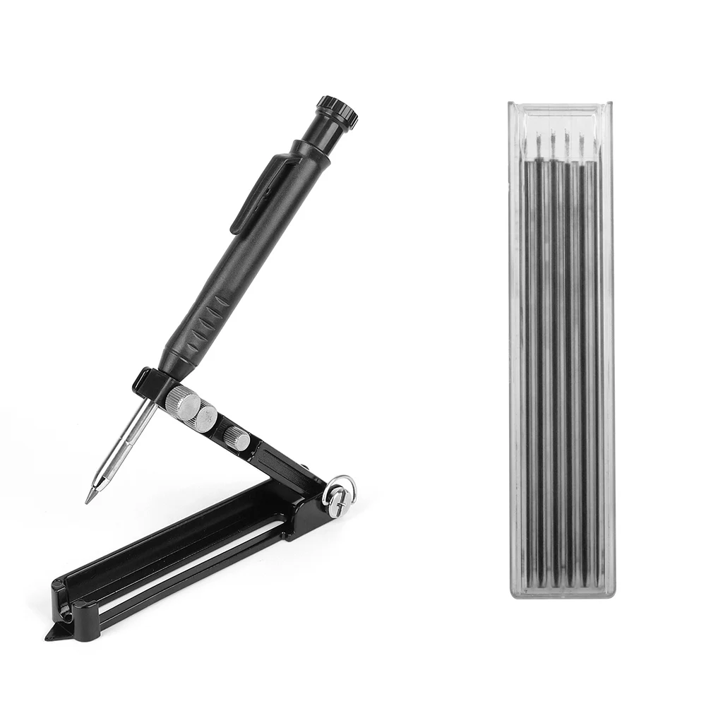 Outil de traçage réglable en alliage d'aluminium, jauge de contour, scribe, boussole, calcul de bricolage, travail, profil, règle, multifonction