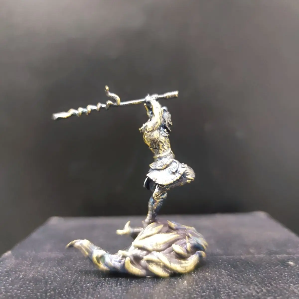 

Brass Solid, Eat My Old Sun A Stick, Journey To The West Figure Model Qitian The Return of The Great Sage Black Mythology Sun Wu