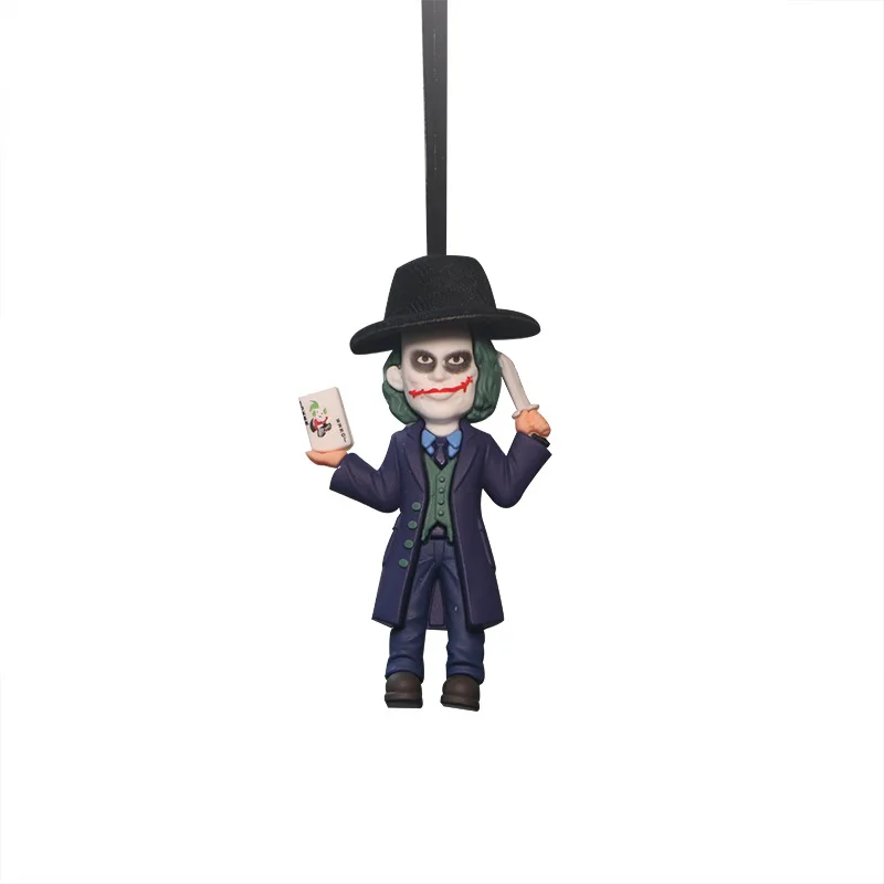 Królestwo Bestii Joker Przystojny Fajny Model Figurki Kreatywna Osobowość Samochodowy Wisiorek na Lusterko Wsteczne Dekoracja Samochodu Prezenty Hurt