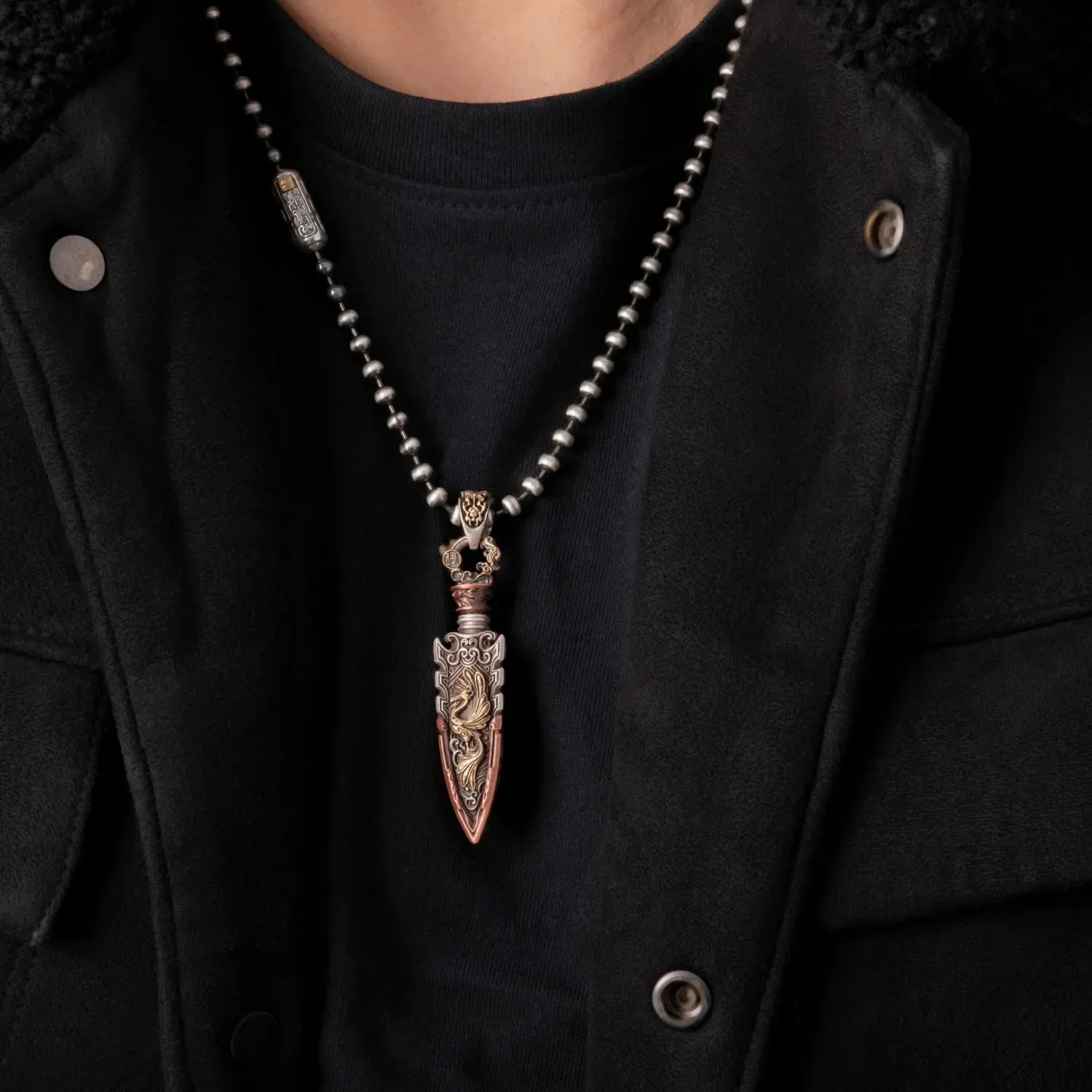 COPPERTIST.WU Arrowhead Capsule Pendant 2.0 Necklace for Men Women - Historical Replica Jewelry with Storage Function