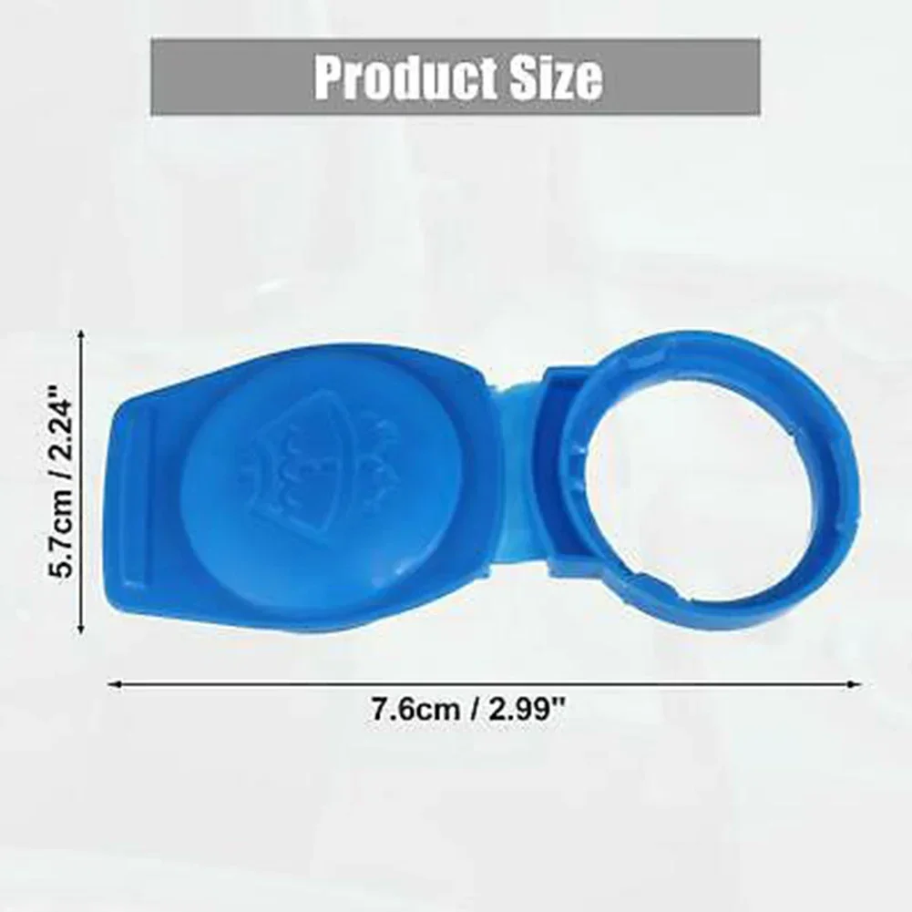 Blue Wiper Washer Fluid Reservoir Tank Bottle Cap Cover  For Windshield Washer Fluid Reservoir Cap