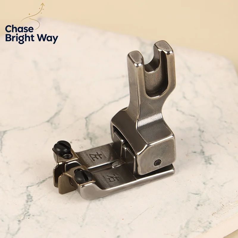 Left Right Adjustable Guide Positioning Presser Foot Double Compensating Presser For Industrial Sewing Machine Accessories