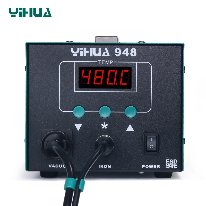 

YIHUA 948 Hot air Soldering station temperature adjustable industrial 2 in 1 anti-static desoldering table