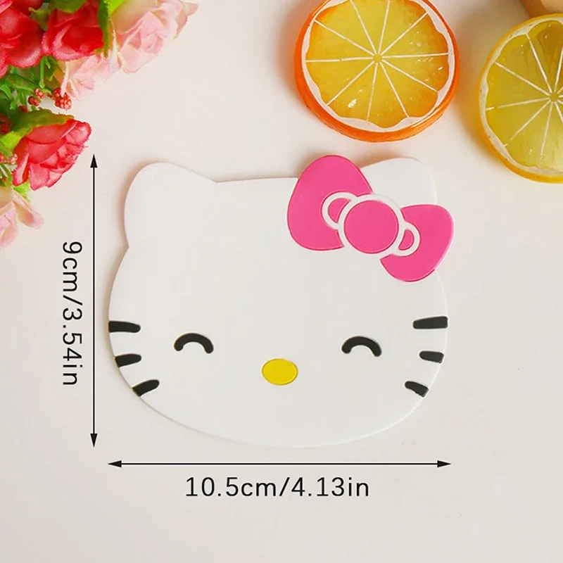 Kawaii Hello Kittys Creative ถ้วยการ์ตูน PVC กาวสํานักงานกาแฟ Anti SLIP MAT หน้าแรกโต๊ะรับประทานอาหารฉนวนกันความร้อน Pad