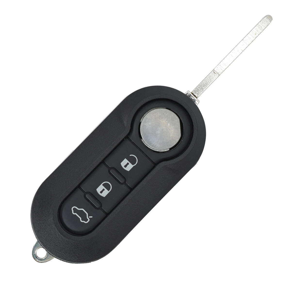 3 Button Remote Car key Shell Fob Case For Fiat 500 abarth Panda Punto Bravo 2 Ducato Tipo Doblo 500x 500l 500e Auto Uncut Blade