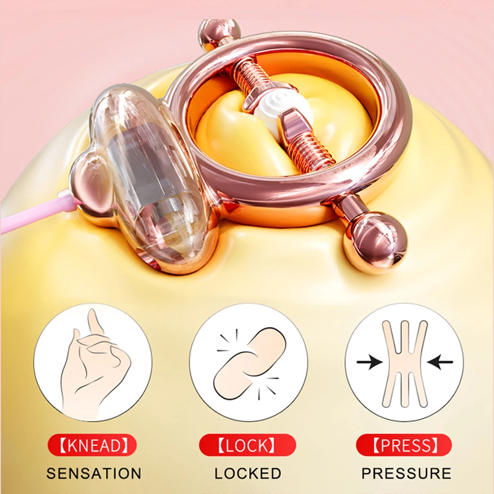 15 سرعة قابل للتعديل الحلمة كليب السلع المثيرة الحلمة تحفيز الثدي عبودية ضبط النفس الوثن Bdsm لعبة الجنس للمرأة