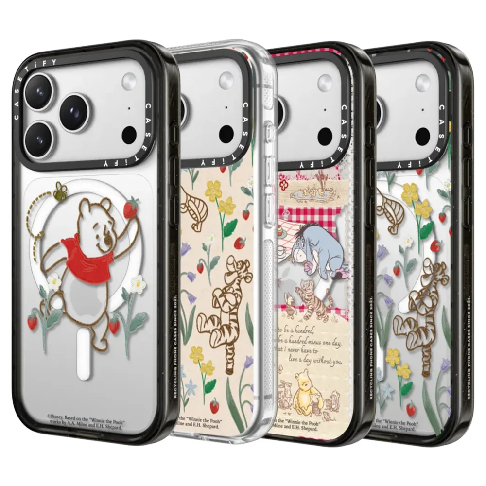 

CASETiFY Disney Winnie the Pooh Cartoon Series Magnetic Drop-proof Case for iPhone 13 14 16 17 Pro Max Air 15 Plus Protect Cover