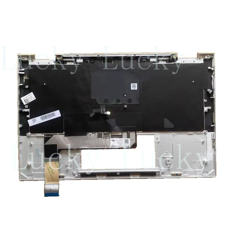f   Turkish TR Keyboard&PalmRest For HP X360 1030 G7 M16981-141 with backlit Silver