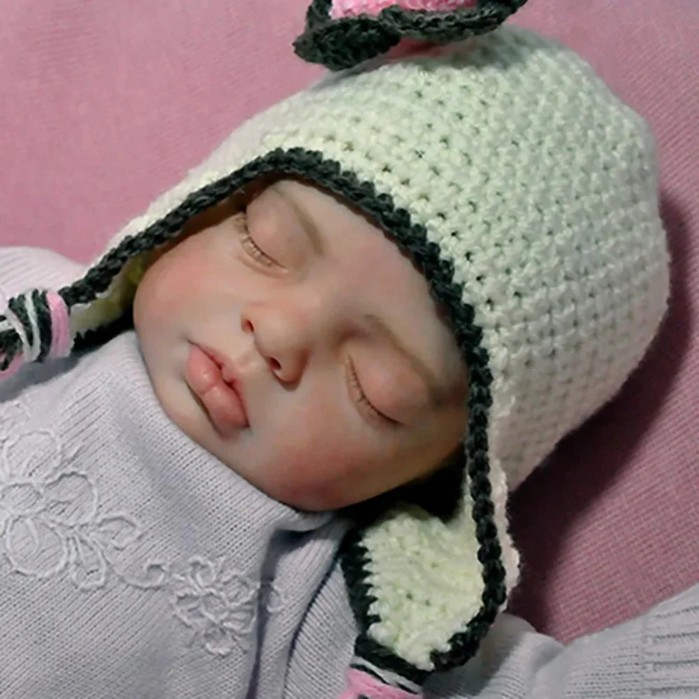 

20Inches Reborn Doll Kit Alexa Unfinished Doll Parts with Body Newborn Sleeping Baby Doll Kit Muñeca Bebe Kit Reborn