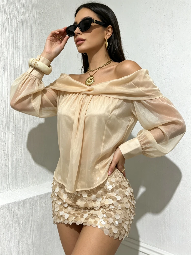 Sonbahar Şıklığı Yeni Zarif Ça - Wrap Blouse Chiffon incelemesi ve fiyatı
