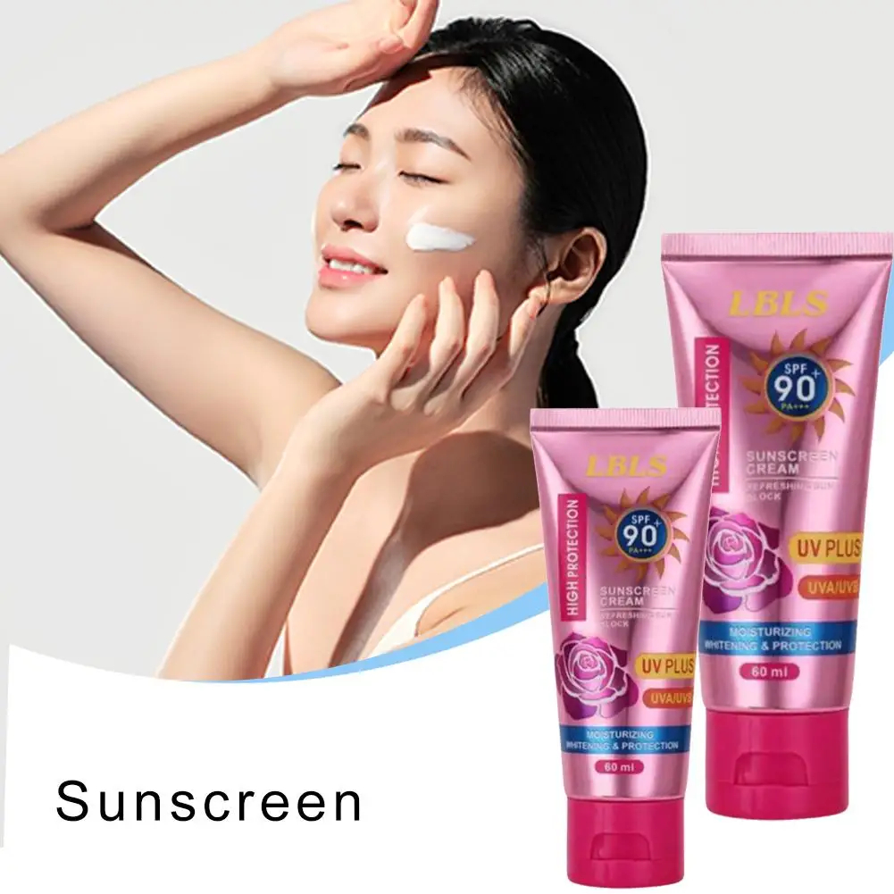 SPF90 + واقي كريم واقي من الشمس ، جل واقي واقي شمس للوجه ، كريم غسول معزول ، كريمات تبييض ، مرطب للوجه ، رعاية صيفية