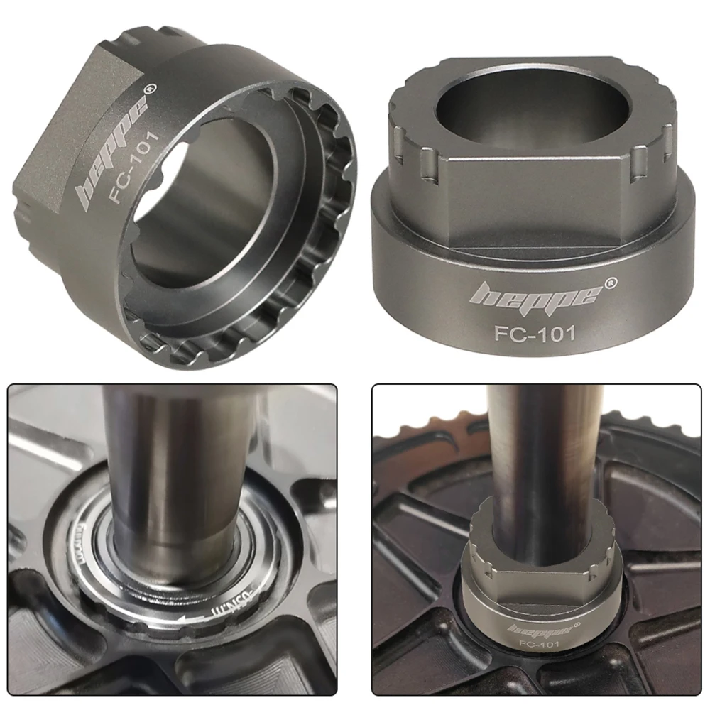 AliExpress NONE HEPPE Bike Crankset Locking Ring Removal Tool 44mm 16T Locking Ring Remover Bike Bottom Bracket Centerlock Lock Ring Repair Tool