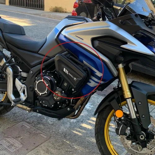 Imagen 2 del producto Bolsa lateral para motocicleta VOGE Valico 525DSX 525DS DS525X DSX525 DSX 525 DS X 525X, bolsas de herramientas, marco, varilla de parachoques, almacenamiento impermeable