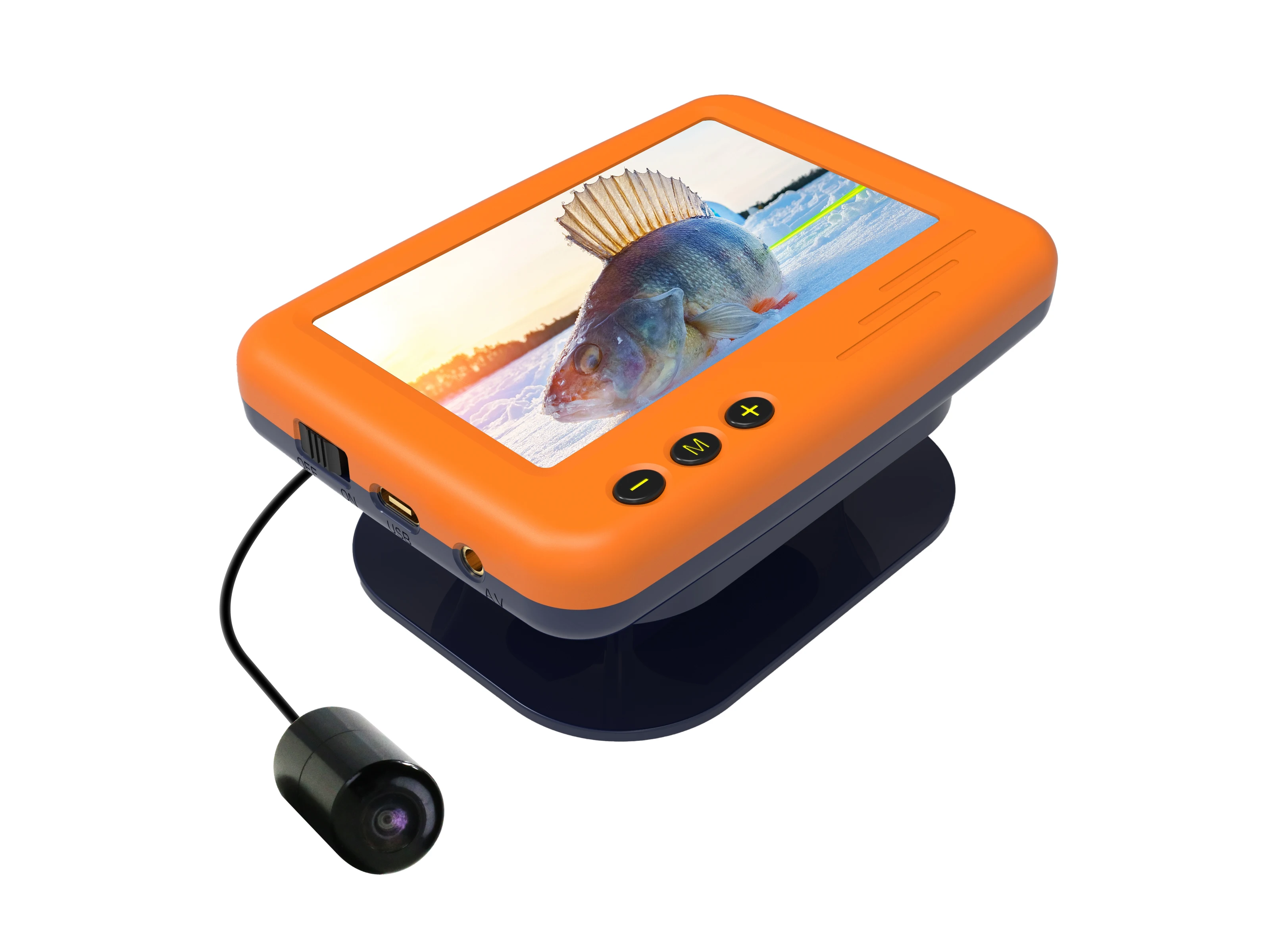 4.3inch IPS Screen 1000TVL Underwater 15M Fishing Camera AV Handheld Endoscope CMOS Borescope Inspection Otoscope Fish Finder
