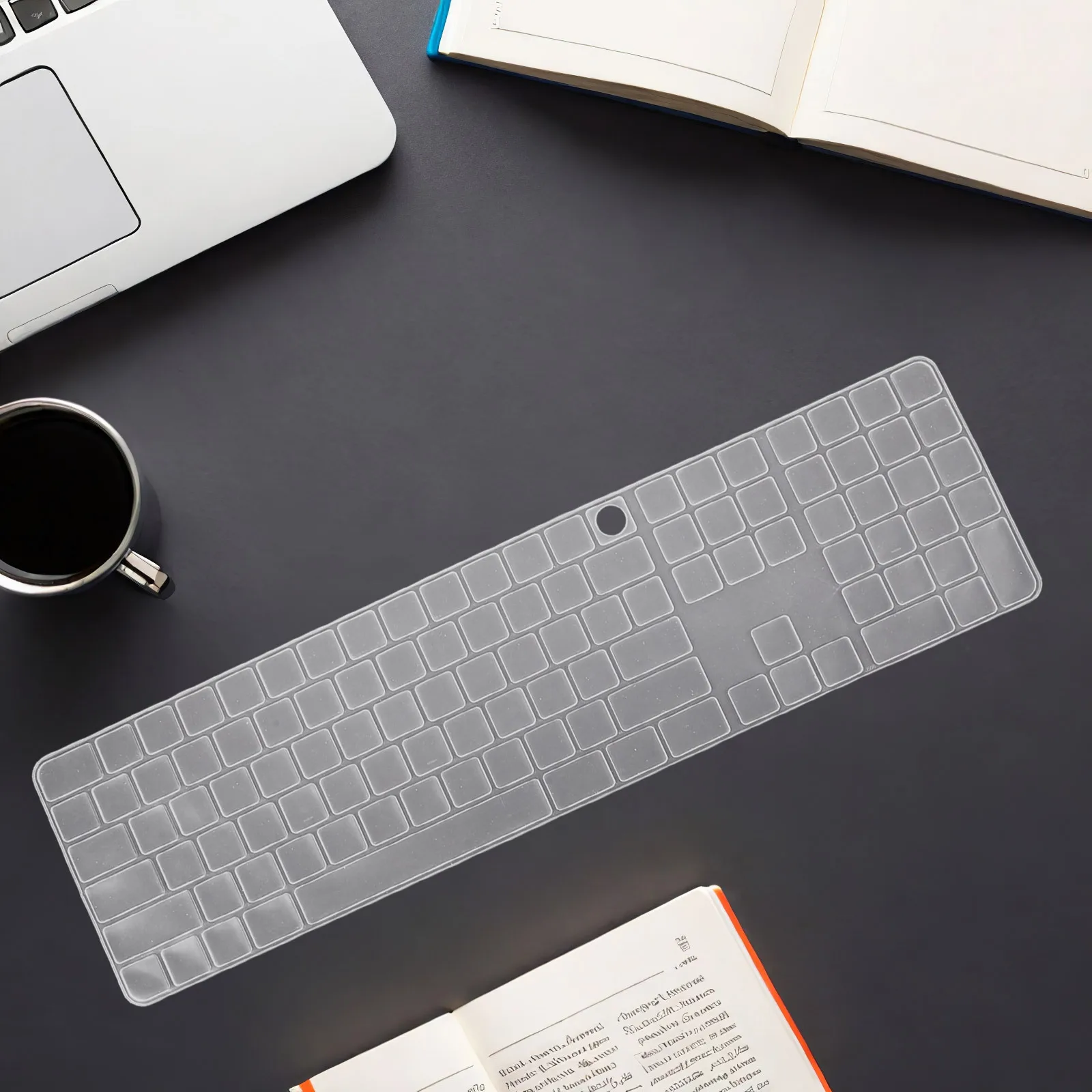 

Laptop Keyboard Mat For Long Nails Raised Acrylic Cover Silicone Typing Protector Smooth Quiet Operation Gaming Work