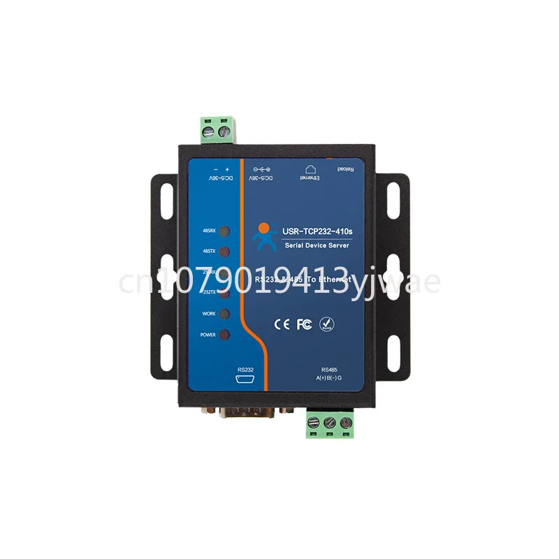 USR-TCP232-410s Modbus RTU Converter Dukungan DNS DHCP RS232 RS485 Serial untuk Ethernet TCP/IP Modul