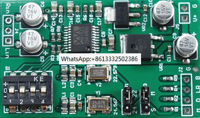 

2PCS Dual-channel 24-bit ADC Data Acquisition Card AUX Analog Audio to I2S Left and Right Aligned Digital Output Module