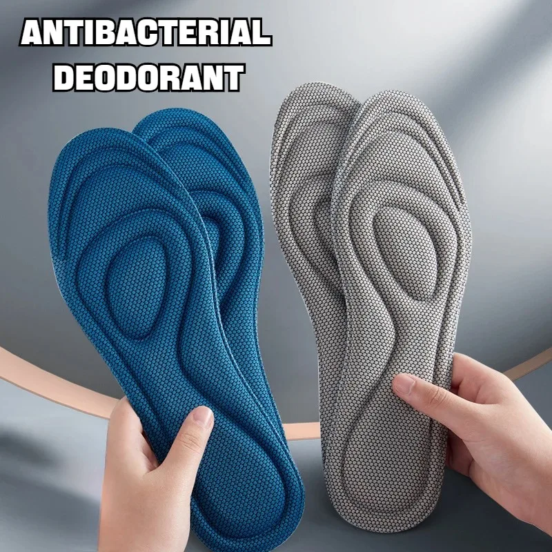 2-6 أزواج من نعال الأحذية لتقويم العظام من إسفنج الذاكرة للرجال والنساء وسادة ممتصة للعرق تدعم الجري والمشي وحشوات مريحة