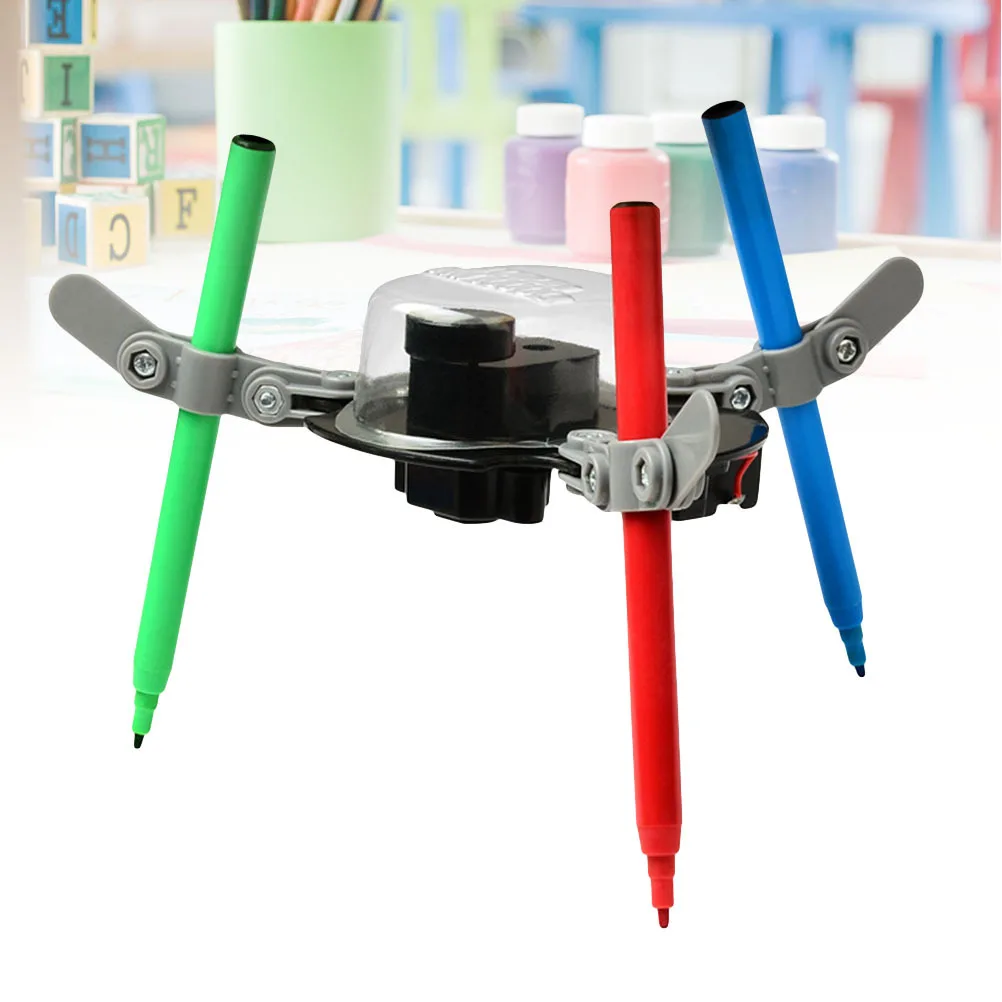 Doodling Robot Kit Diy tekenmachine voor kinderen Wetenschapsonderwijs Stemactiviteit Elektronische slimme robotbouwset