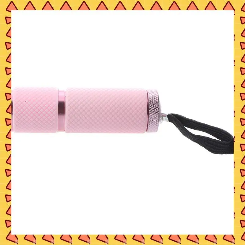 

A008 6X Outdoor Mini Pink Rubber Coated 9-LED Flashlight Torch