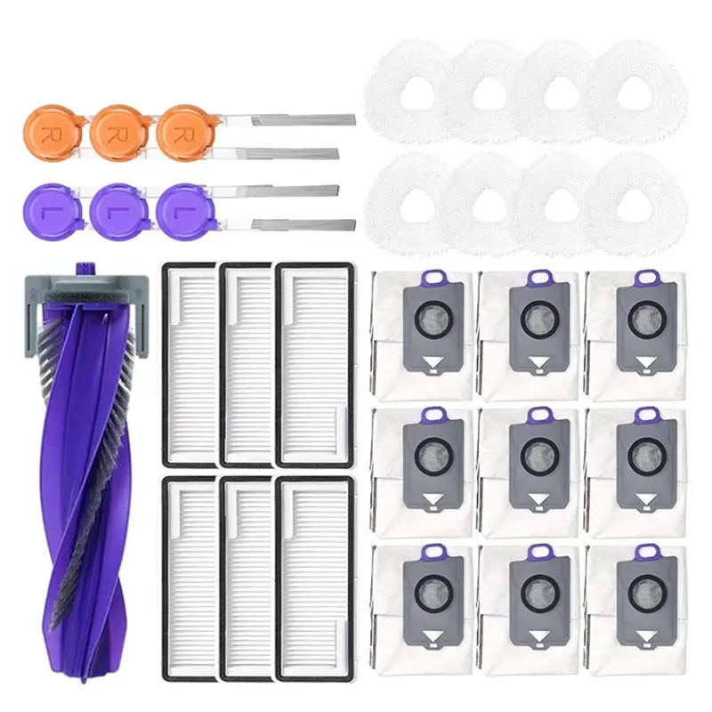 

NEW HOT In Stock-For Narwal Freo Z10 Ultra YJCC025 Robot Vacuum Cleaner Spare Parts Main Side Brush Mop HEPA Filter Dust Bag(30P