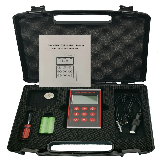

Portable Vibration Meter TMV120 with Custom 3 Meters Probe Cable Length