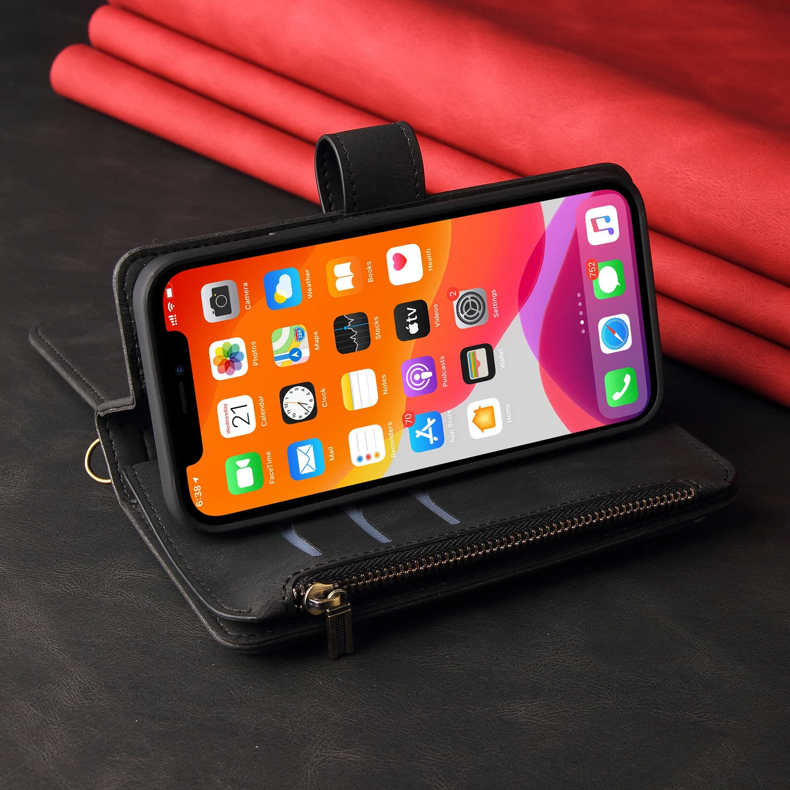 

For Samsung Galaxy A16 A15 A14 A13 A12 A55 A35 A56 A35 A33 New 15 Cards Zipper Multi-function Wrist Wallet PU Leather Case Cover