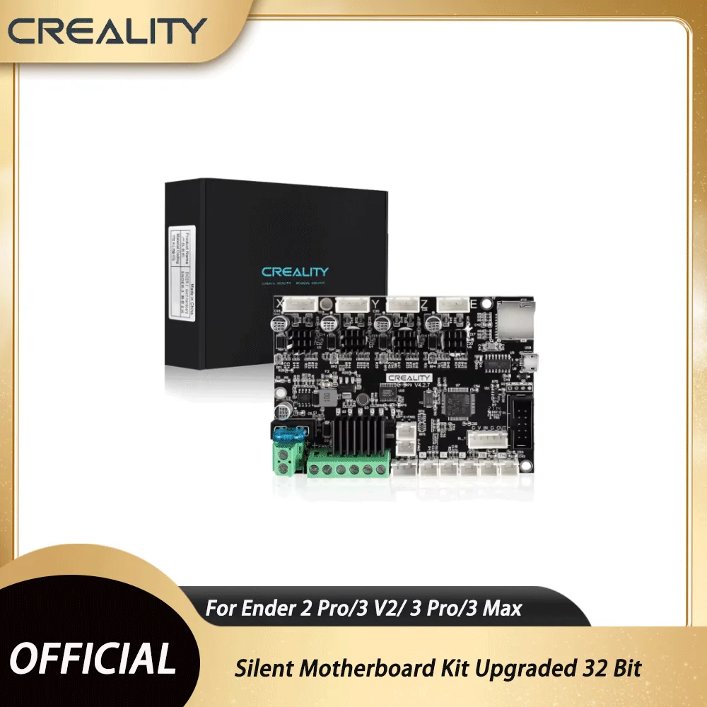 

CREALITY 3D Ender 3 Silent Motherboard Kit Upgraded 32 Bit 3D Printer Silent Board Motherboard For Ender 2 Pro/3 V2/ 3 Pro/3 Max