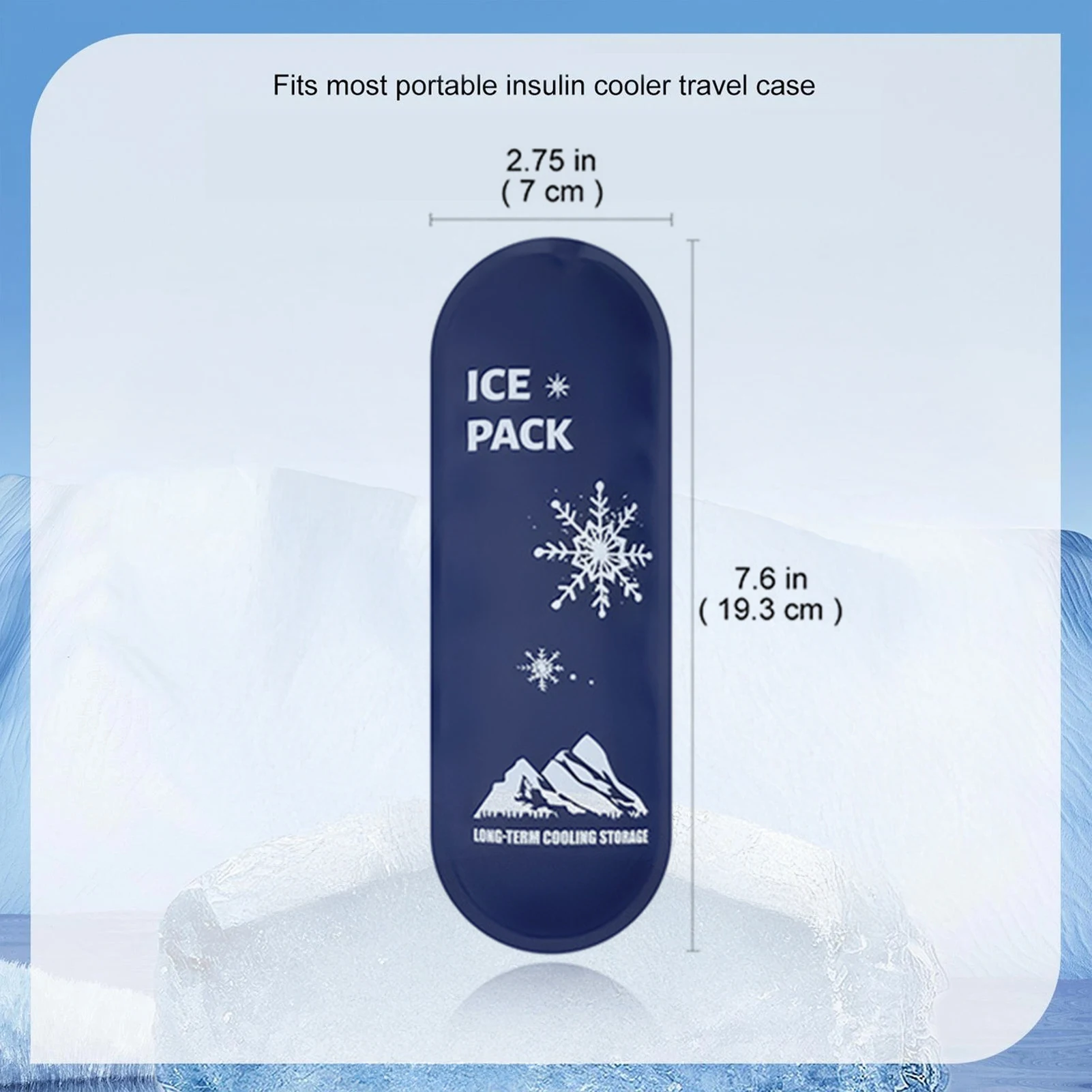 حزمة ثلج للتخزين البارد للطب، عبوة باردة من الجل قابلة لإعادة الاستخدام، قماش أكسفورد متين لتبريد الطعام والمشروبات