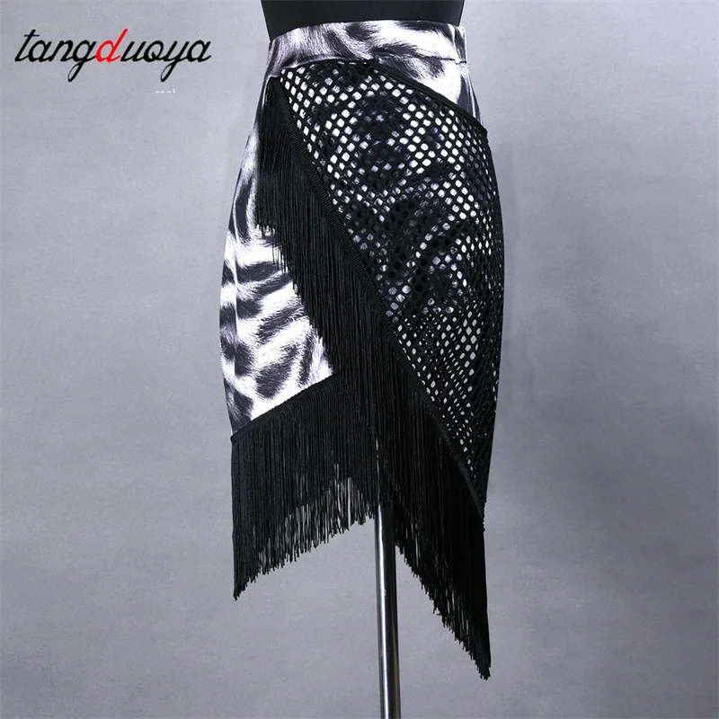 

Fringe latin Dance Skirts Tango Skirt Salsa Costume Sexy Latin Skirt Chacha Ballroom Fringed Dance Dress Stage Performance